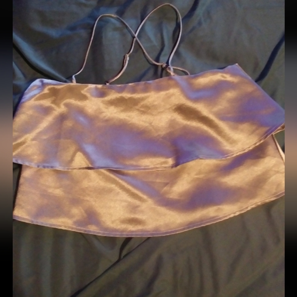 Forever 21 Satin Crop Top